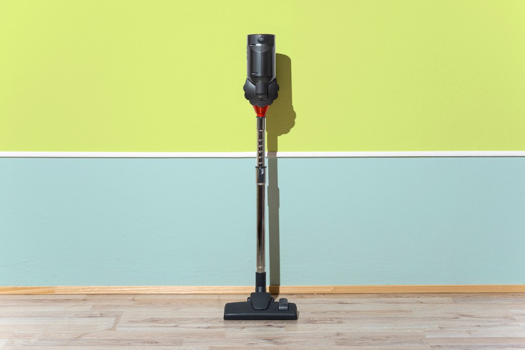 Vacuum Cleaner On Hardwood Floor