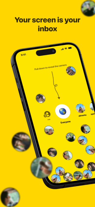 Slingshot's playful new app lets you 'sling' quick photos to friends 2