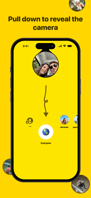 Slingshot's playful new app lets you 'sling' quick photos to friends 1