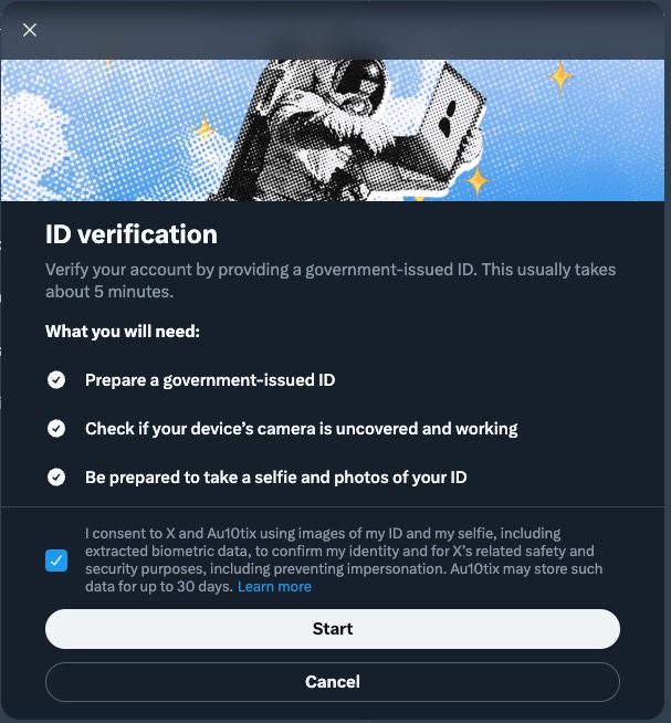 X در حال راه اندازی یک سیستم تأیید هویت مبتنی بر شناسه دولتی است