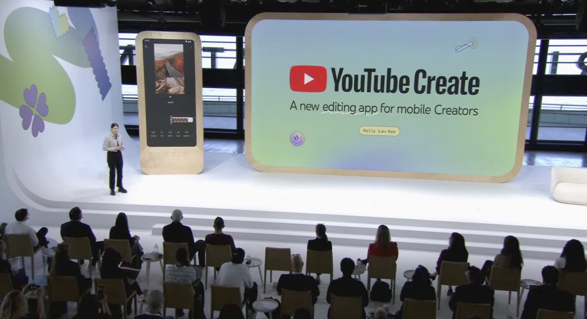 YouTube heeft een nieuwe app gelanceerd, YouTube Create, voor het bewerken van video’s, het toevoegen van effecten en meer