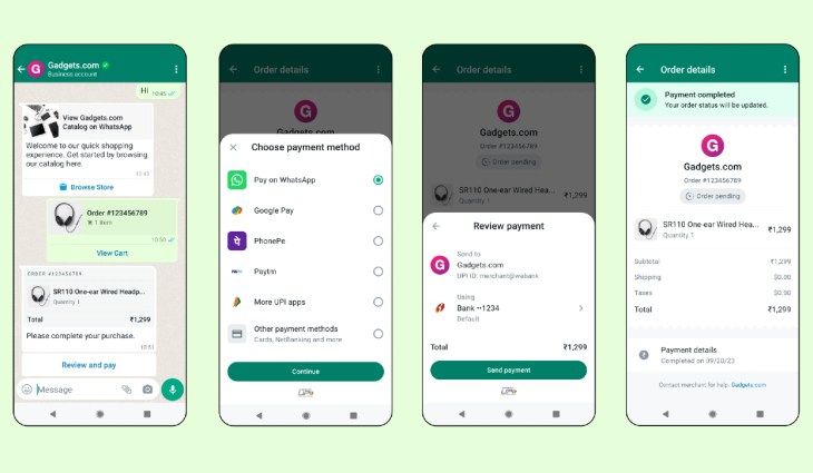 WhatsApp users in India can now make payments within the app