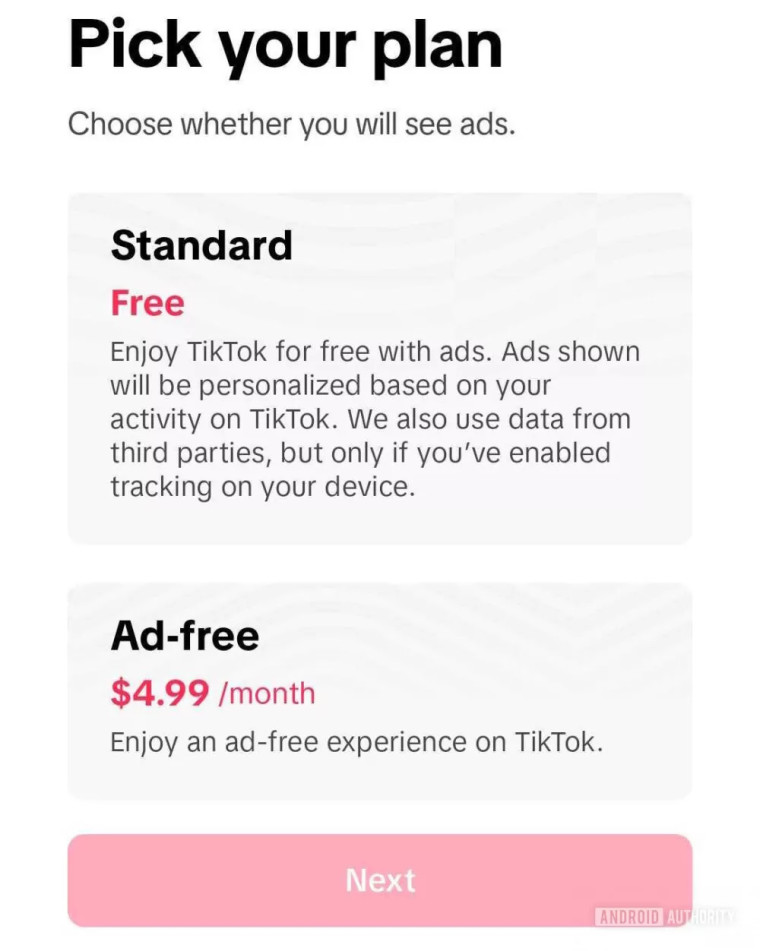 TikTok ad-free