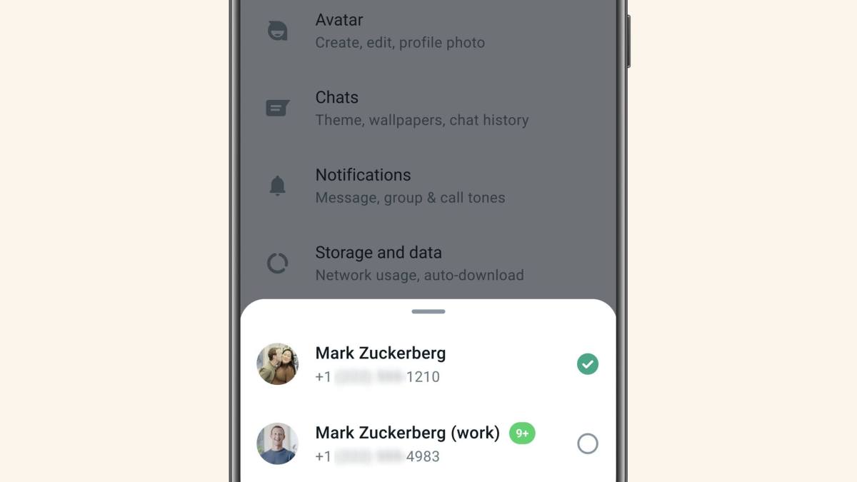 WhatsApp biedt gebruikers nu de mogelijkheid om tegelijkertijd op twee accounts in te loggen