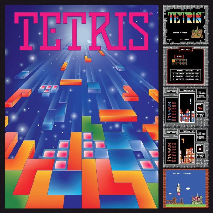 Ceaco's Tetris 750 Piece Jigsaw Puzzle
