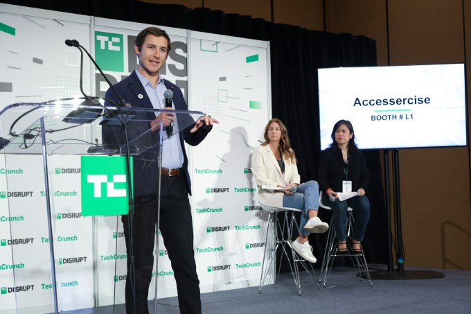 Accessercise CEO Sam Brearey - Startup Battlefield - TechCrunch Disrupt 2023