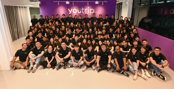 Group photo of YouTrip's Singaporean team