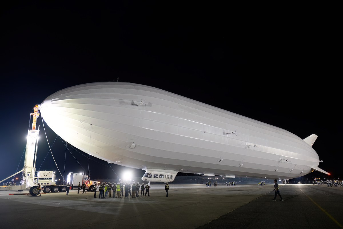 The world's largest aircraft breaks cover in Silicon Valley | TechCrunch
