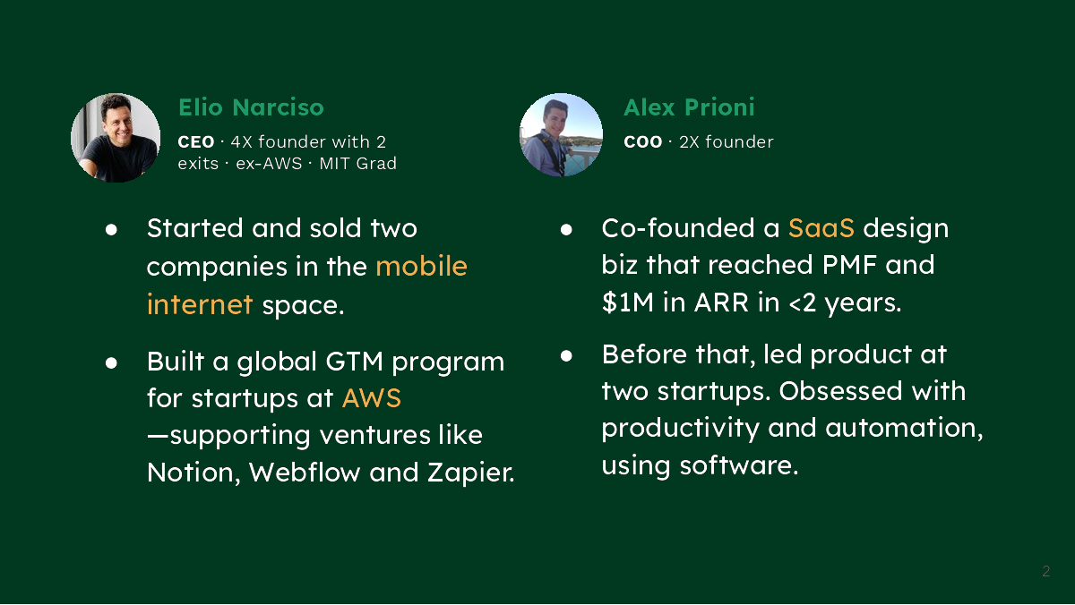 Sample Seed pitch deck: Scalestack’s $1M deck