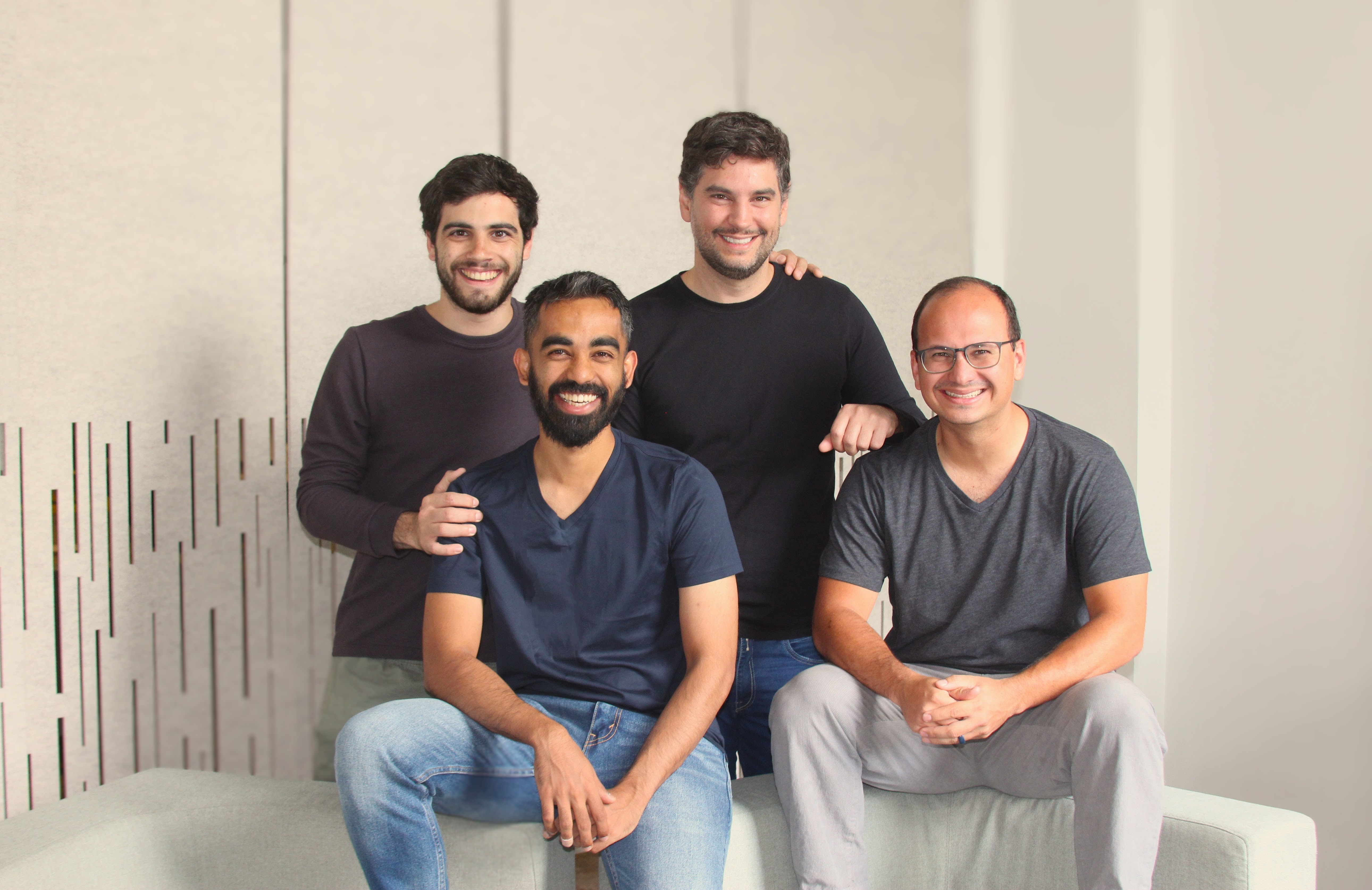 Hyperplane Founders Felipe Meneses, Rohan Ramanath, Felipe Lamounier and Daniel Silva