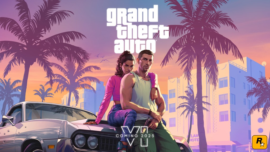 Úvodní obrazovka Grand Theft Auto VI