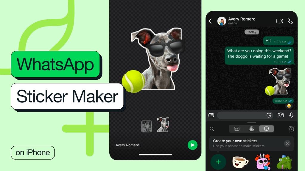 WhatsApp sta lanciando uno strumento in-app per creare adesivi personalizzati