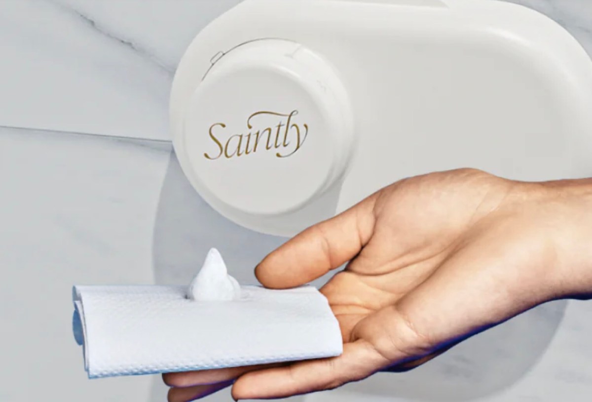 Fohm rebrands to Saintly, for a heavenly clean bottom