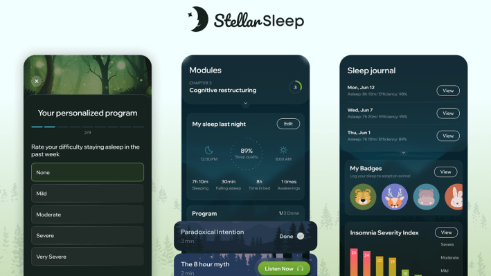 Stellar Sleep screen