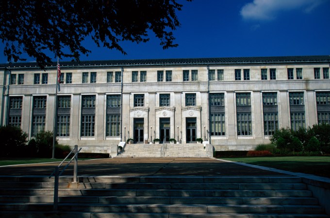 The Department of the Interior building in Washington D.C.