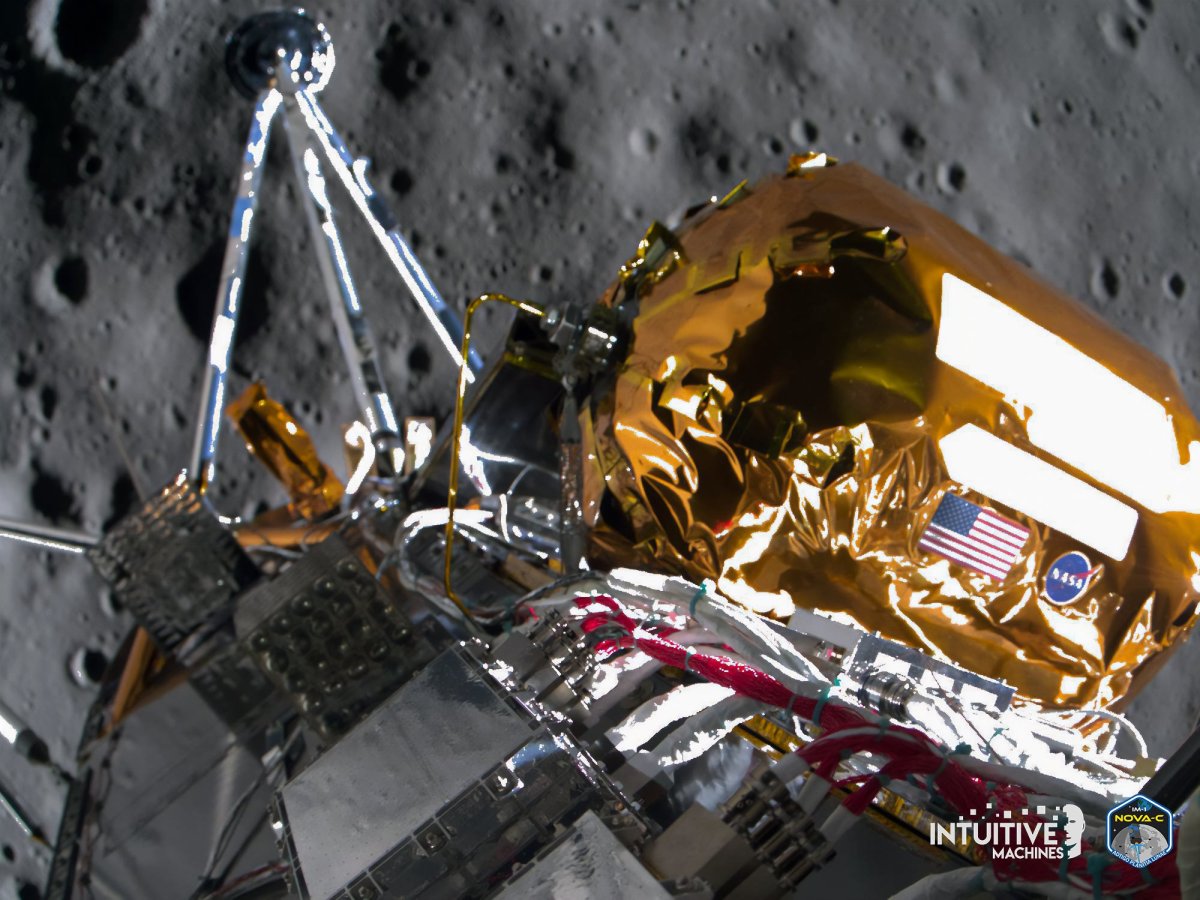 Intuitive Machines’ first moon lander also broke ground with safer, cheaper rocket-style propulsion