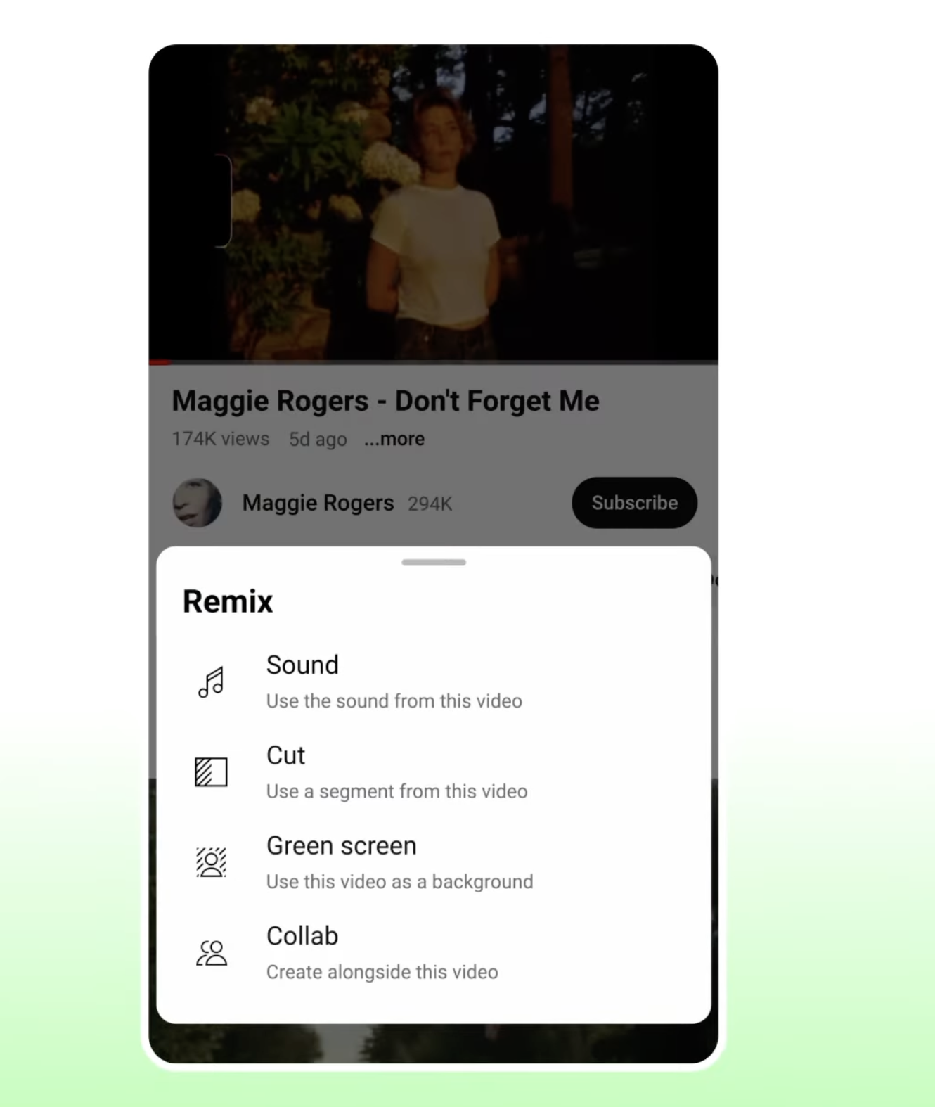 YouTube Shorts' new music video remix capabilities 