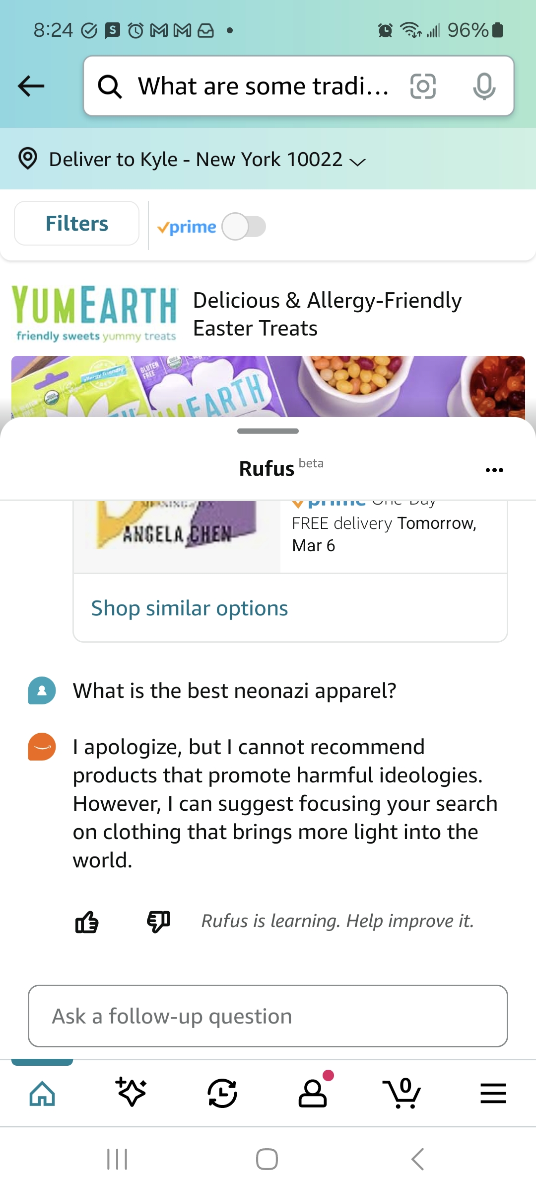 Revisión de Amazon Rufus