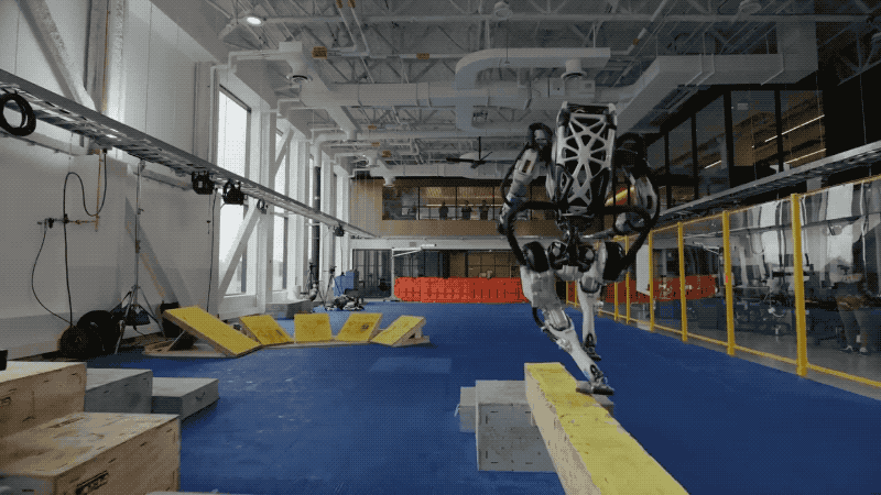 Boston Dynamics' Atlas in action