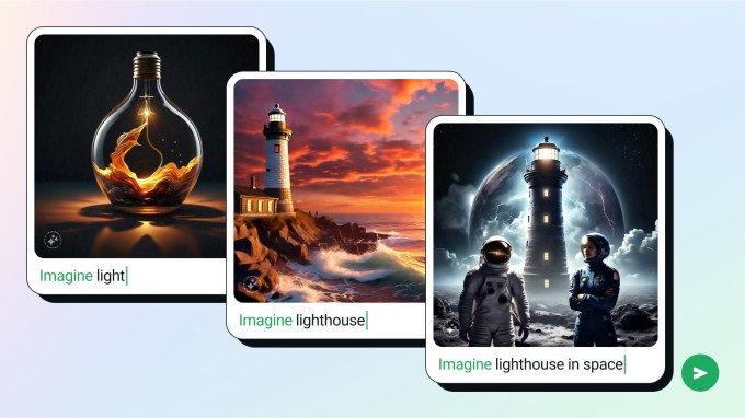 Imagens em uma geração flash_Static_Lighthouse Meta AI