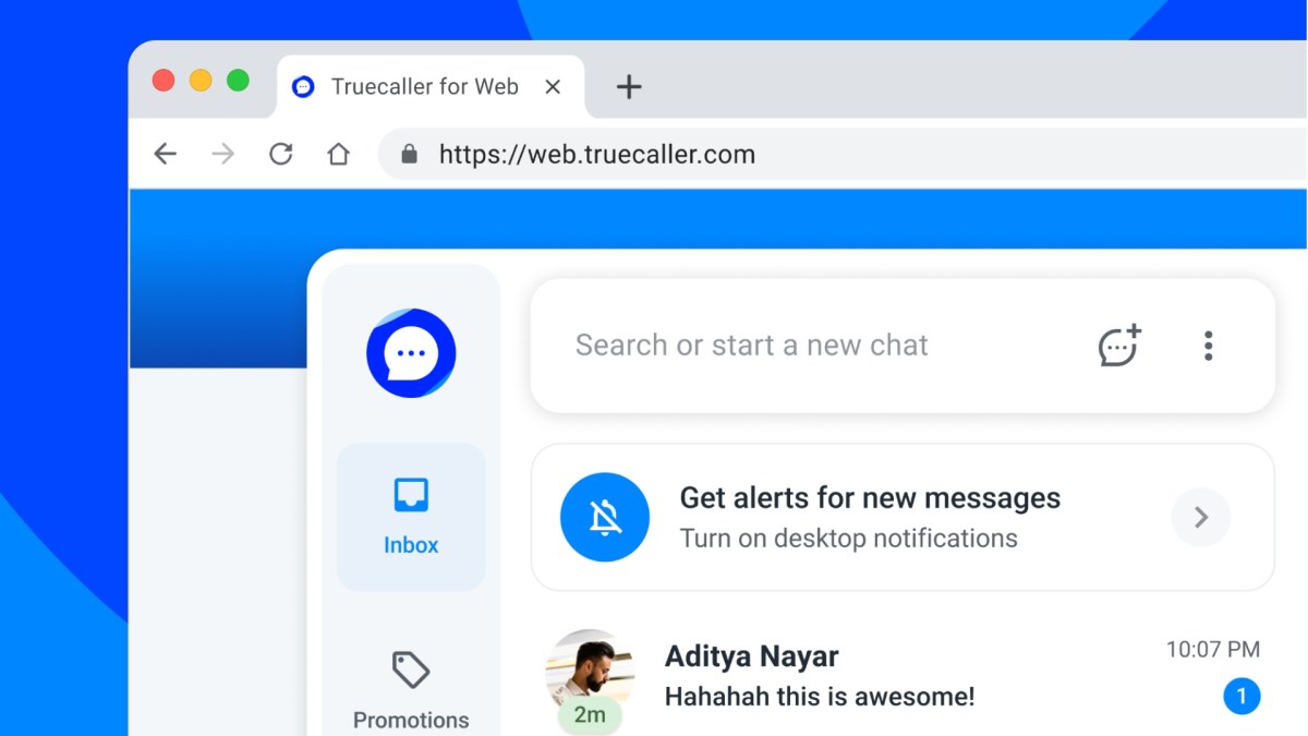 Truecaller launches a web client for its Android patrons