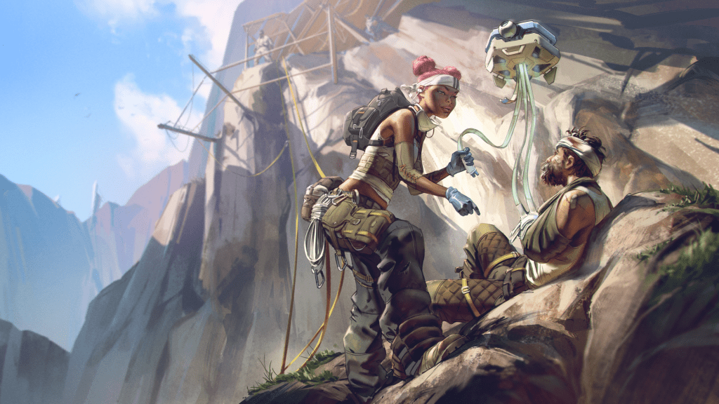 Concept art for the video game Apex Legends.