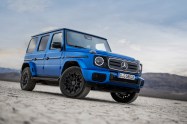 The all-electric Mercedes G-Class ratchets up the tech and off-road capability Image